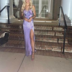 Sherri Hill butterfly sequin dress